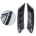 thumbnail image 6 of jiaping 2 Pieces Car Headlight Eyebrow s Eyebrow Cover Decoration for Automotive A Carbon Fiber Black, 6 of 9