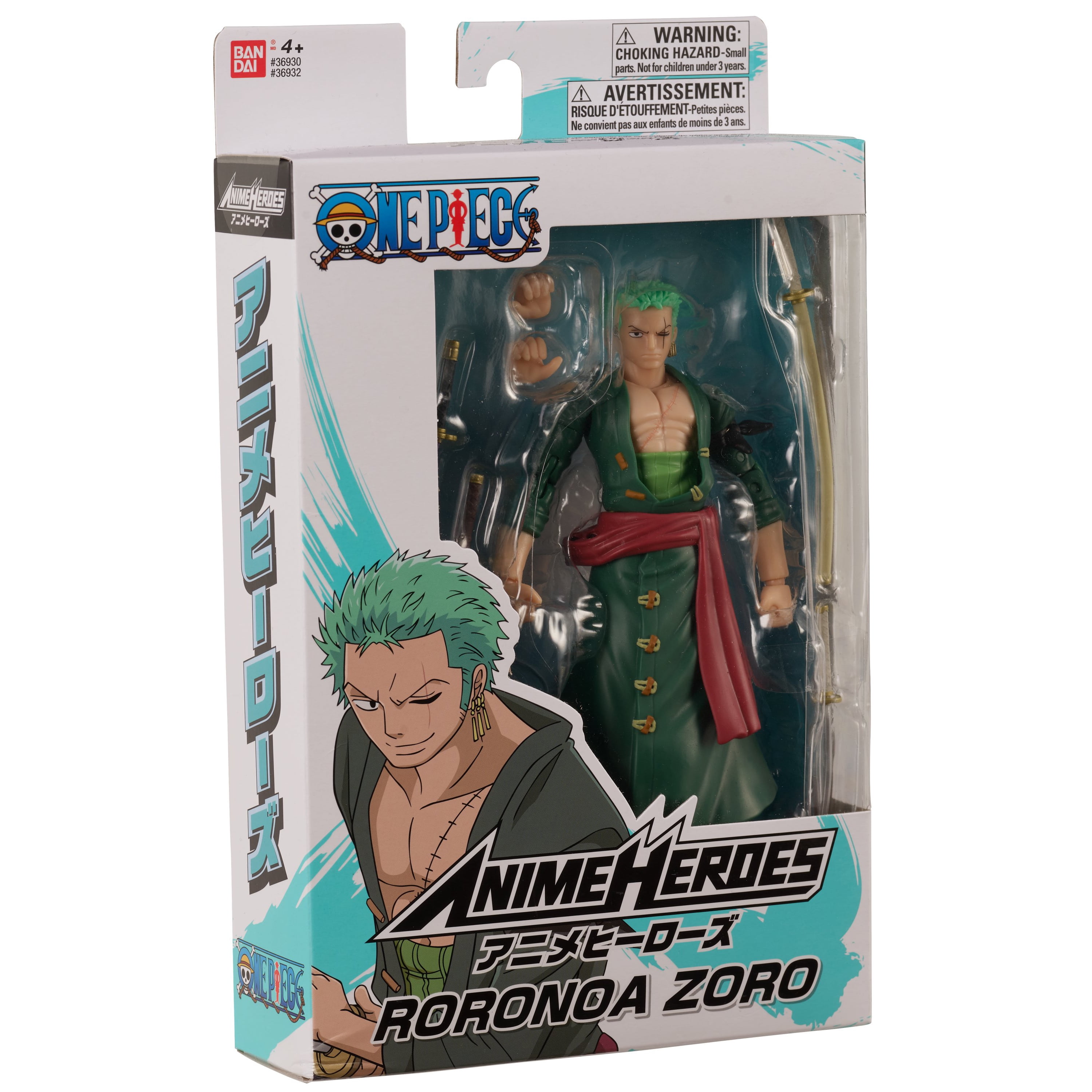  Anime Heroes – One Piece – Roronoa Zoro Action Figure 36932 :  Toys & Games