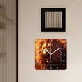thumbnail image 3 of 10 Inch Wall Clock Battery Operated Silent Clock Decorative for Office, Kitchen, Outdoor, Living Room，Lion Animal Multicolor, 3 of 4