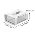thumbnail image 3 of Storage Box Qwtwty Organisateur de Tiroir sous-Table Boîte de Rangement Organisateur de Ligne Armoire Style Tiroir Non Perforé Rangement de sous-Vêtements Artefact de Rangement en Liquidation, 3 of 7