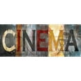 thumbnail image 3 of Nan 14x8 Black Modern Framed Museum Art Print Titled - Cinema, 3 of 5