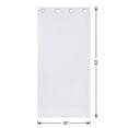 thumbnail image 5 of Mainstays White Solid Blackout Grommet Single Curtain Panel, 30" W x 63" L, 5 of 10
