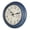 12" Blue, variant on 12 Inch Retro Indoor Outdoor Clocks Waterproof With Easy To Read Silent Quality Quartz Vintage Bathroom Clock Operated For Patio Home Garden Decor (bronze)