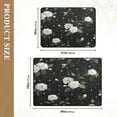 thumbnail image 3 of Iauyy 63x48in Washable Large Non-Slip Area Rugs,Modern Minimalist Patterns Ultra Soft Washable for Floor Mats for House Living Room Dining Room Office，White Camellia Flowers, 3 of 7