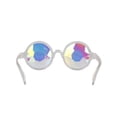 thumbnail image 4 of Round Glasses Retro Gothic Sunglasses Vintage Eyewear Transparent Goggles Multicolor, 4 of 8