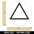 thumbnail image 2 of Triangle Witch Symbol Fire Wicca Element Self-Inking Rubber Stamp Ink Stamper - Yellow Ink - Mini 1/2 Inch, 2 of 7