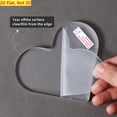 thumbnail image 5 of Flat D Decorative Plaque 3.9X3.9 Inch Heart Shaped Sign For Psycho Mental Wellness Decor Affirmation Heart Acrylic Sign For School Counselor Sign Anxiety Decor Easter Valentine Mother Day, 5 of 5