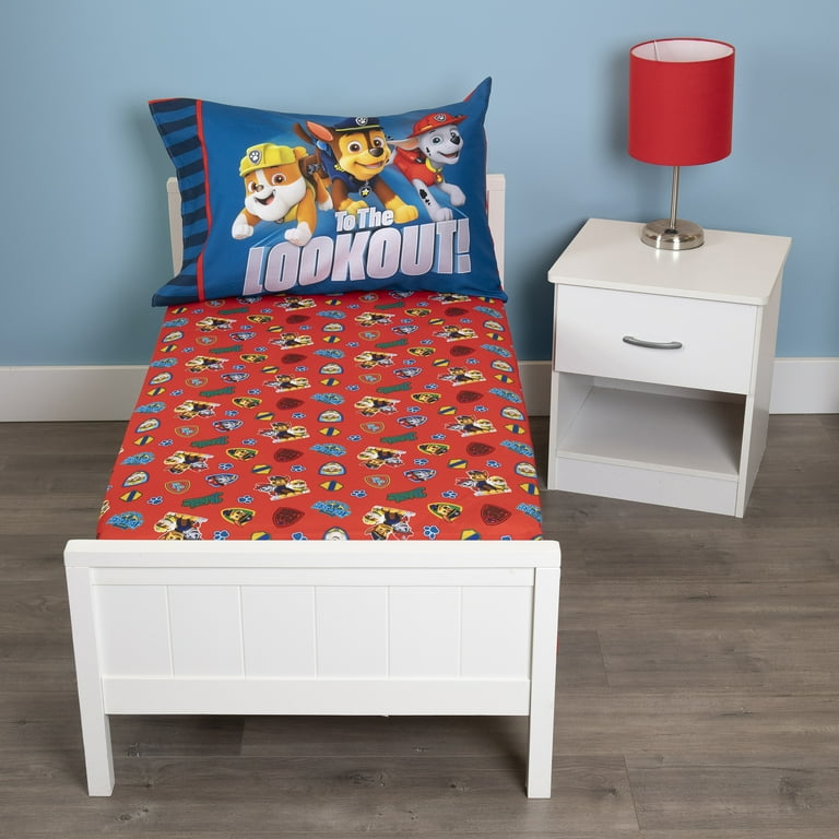 Paw patrol fitted crib sheet hotsell