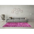 thumbnail image 3 of Ahgly Company Indoor Round Persian Pink Traditional Area Rugs, 5' Round, 3 of 4