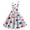 White, variant on HAJWOH Women Independence Day Dresses 50s 60s Vintage Sleeveless Star and Stripe Print Cocktail Swing Dress Retro Patchwork Midi Evening Dress Blue XXL