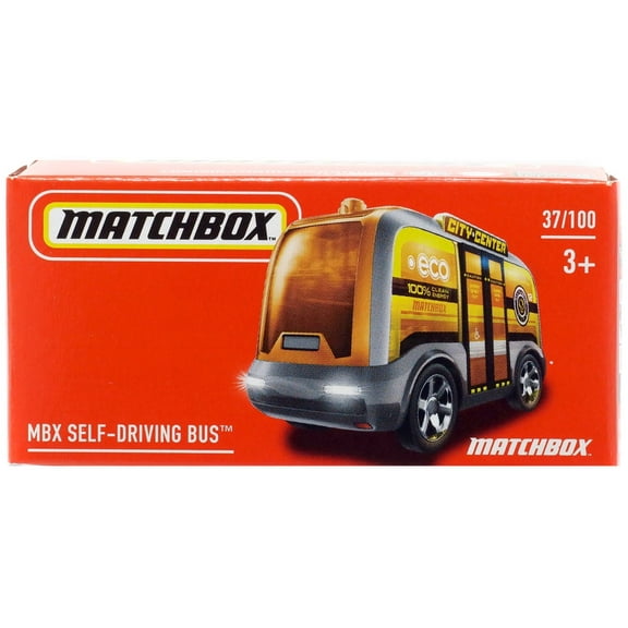 Matchbox Power Grabs MBX Self-Driving Bus Diecast Car