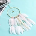 thumbnail image 2 of DIY Dream Catcher Making Kit, Macrame Dream Catcher Craft Supplies for Kids Bedroom Wall Decor Nursery Baby Room Hanging Wedding Ornaments Party Handmade Gift (Beige), 2 of 4