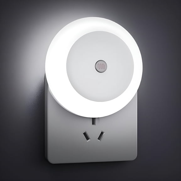 HIBIBUD 2026 New 2 Pack Led Night Lights Plug Into Wall,Bright Nightlight Auto-On/Off,For Adults Kids Room Bedroom Bathroom Hallway Kitchen Lights for Kids Room (White Light)