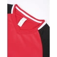 thumbnail image 4 of LiiYii Kids Boys Jerseys Shirts and Shorts Set Basketball Football Athletic Sportswear Red 4XS, 4 of 7