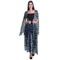 thumbnail image 1 of Moomaya Vêtements de Plage en Georgette Imprimée pour Femmes Long Cardigan, 1 of 5