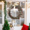 thumbnail image 6 of ToyKingdee Christmas Wreaths for Front Door, Christmas Wreaths Bow Gold Cow Bell, Christmas Door Wreath for Christmas Garland for Home Wall Window Indoor Outdoor Decor, 6 of 6