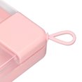 thumbnail image 3 of Caja de almacenamiento transparente rosa, contenedor de plástico pequeño portátil para pendientes y joyería, 5 uds., 3 of 8