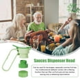 thumbnail image 3 of Water Pipe Nozzle Drink Bottle Pourer With Removable Strainer Beverage Funnel For Sealing Stopper, 3 of 7