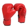 thumbnail image 2 of Gants de Protection pour les Mains Gants de Frappe Gants d'Entraînement pour Enfants Gants de Boxe Rouges, 2 of 9