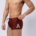 thumbnail image 3 of Mens Swimwear Shorts Swimming Trunks Underwear Running Beach Boxer Briefs Pants, 3 of 8