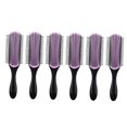 thumbnail image 3 of 6x peine para el cabello cepillo para del cuero cabelludo regalo cepillo de peinado versátil cepillo de champú para viajes mujer bebé todas las B, 3 of 9