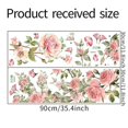 thumbnail image 2 of Flower vine, wall decals, pink watercolor, 2 of 5