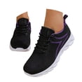 thumbnail image 3 of AUDeals Womens Running Safety Shoes Tennis Gym Sneakers Casual Comfortable Slip On Walking Lightweight Athletic Workout Breathable (Purple, 6.5), 3 of 8