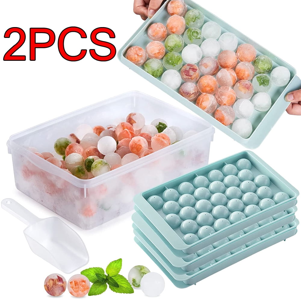 Dropship Ice Cube Mold Silicone With Lid Creative 6 Grids Round Ice Tray Ice  Ball Ice Maker Homemade Ice Cube Box Refrigerator Ice Box to Sell Online at  a Lower Price