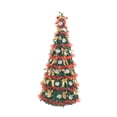 thumbnail image 1 of plegable con cintas, práctico y portátil, adorno navideño estético para hotel, hogar, bar y sala estar. 150 centímetros, 1 of 9