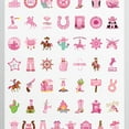 thumbnail image 4 of 35pcs-50pcs Western Stickers Stationery Stickers Cartoon Cowgirl PVC Stickers for Laptops Suitcases, 4 of 9