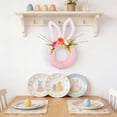 thumbnail image 5 of Qholemyo Easter Bunny Shaped Wreath With Ears Easter Decor For Front Door Window Spring Home Party Decor, 5 of 6
