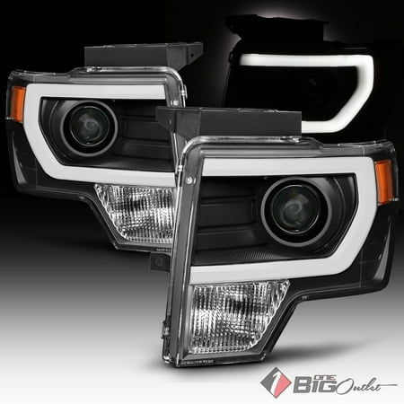 2014 F150 Headlights >> 2009 2014 F150 Black Housing Light Tube Drl Projector Headlights Pair L R 2010 2011 2012 2013 2014 F150 Headlights >> 2009 2014 F150 Black Housing Light Tube Drl Projector Headlights Pair L R 2010 2011 2012 2013