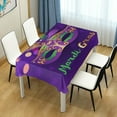 thumbnail image 7 of Coolnut Mardi Gras Tablecloth, Waterproof Washable Polyester Square Table Cover, Durable Tablecloth for Kitchen Dining Table Party Decor, 54"x54", 7 of 7