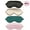 Silk, variant on Sleep Masks ,4 Pack Plush Eye Mask Soft Satin Night Eyeshade Cover for Women Men Sleep Travel (Solid, Fresh Colors)