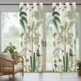 thumbnail image 4 of Green Palm Tree Outdoor Curtains for Patio Waterproof, Windproof Privacy Curtains with Weighted Bottom, Summer Beach Cactus Outside Drapes for Picnic Garage Backyard Cabana 54"x108" 2 Panel, 4 of 8