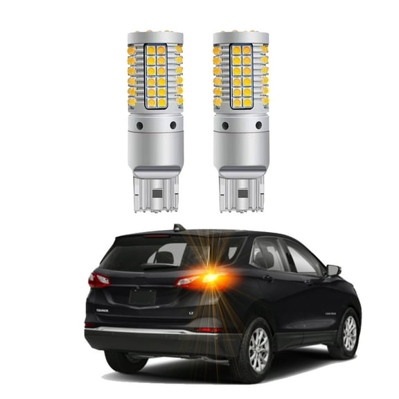 2Pc LED Rear Turn Signal For Chevrolet Equinox 2016 2017 2018 2019 2020 2021 LED Car Exterior Rear Turn Signal CANBUS