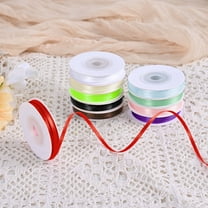 THEGLY Rainbow Ribbon Composite Satin Ribbon, 1/8 inch, 10 Pack, 250 Yards