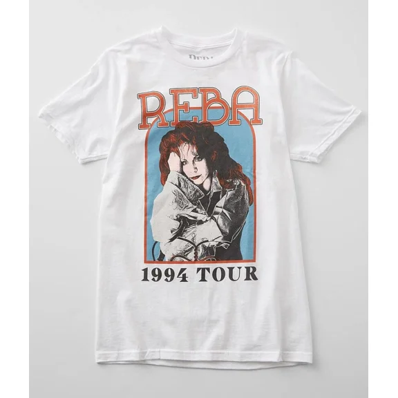 Reba 1994 Tour White Short Sleeve Cotton T-shirt Unisex VM7526 | eBay