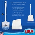 thumbnail image 3 of Cepillo de baño Lola Products Classic, cerdas de fibra duraderas, paquete de 6, 3 of 6