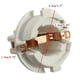 thumbnail image 2 of 2PCS Rear Tail Light Lamp Bulb Socket Holder 2PCS For -BMW X5 E53 E70 F15 F85 1, 2 of 5