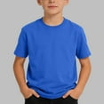 thumbnail image 2 of Guluxicc Boys T-Shirts Toddler Kids Short Sleeve Crewneck Solid Basic Tees Casual Summer Tops 2-15 Years, 2 of 6