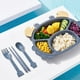thumbnail image 4 of Juego de vajilla para platos para niños pequeños, juego de platos y cubiertos para niños, juego de bandejas de alimentos complementarios para niños pequeños, juegos de vajilla para n, 4 of 4
