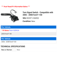 thumbnail image 2 of Turn Signal Switch - Compatible with 2005 - 2008 Ford F-150 2006 2007, 2 of 2
