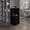 Black, variant on 44.14 In. Tall Black Corner Bar Cabinet With 8 Liquor Bottles & Double Door Modern 42" -