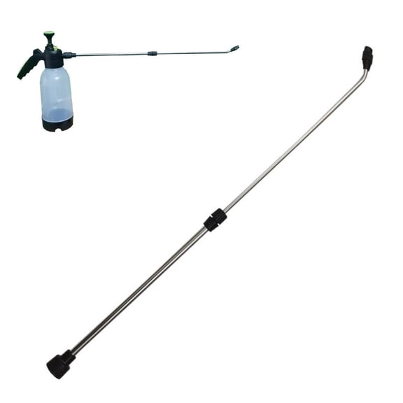 Stainless Steel Telescopic Spray Wand Extension Rod, Adjustable Spray Lance Replacement Part for Manual & Electric Agricultural Sprayer