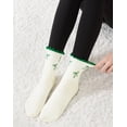 thumbnail image 5 of Yawlsow Pilates Socks with Grips for Woman, Non Slip Ruffle Yoga Socks with 6-Bow & Arch Support for Barre Ballet Workout, Hospital, 5 of 5
