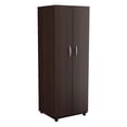 thumbnail image 1 of Inval 4-Shelf 2-Door Kitchen Pantry Storage Cabinet in Espresso, 1 of 10
