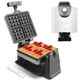 thumbnail image 1 of Máquina para hacer gofres Baker's Friend Mini Flip de acero inoxidable, 1 of 6