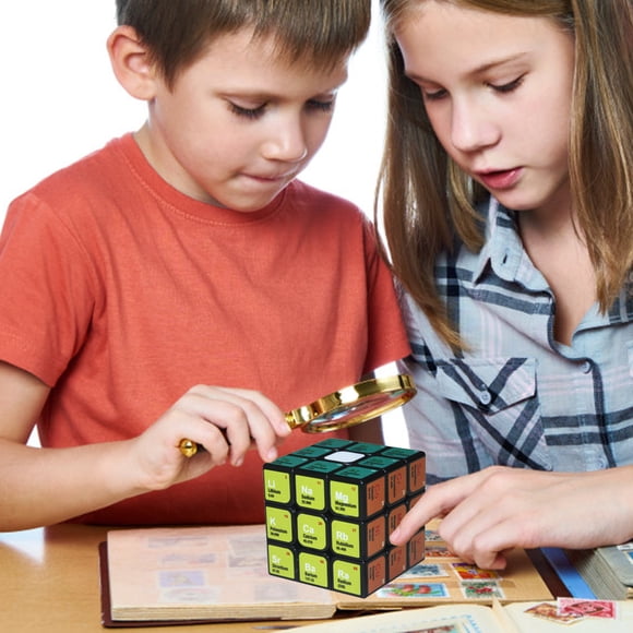 Cubo multifuncional Tabla periódica de elementos químicos Cubo de tercer orden Fórmula de aprendizaje Regalo de cumpleaños de Navidad