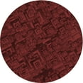 thumbnail image 1 of Ahgly Company Indoor Square Patterned Love Red Area Rugs, 3' Square, 1 of 6